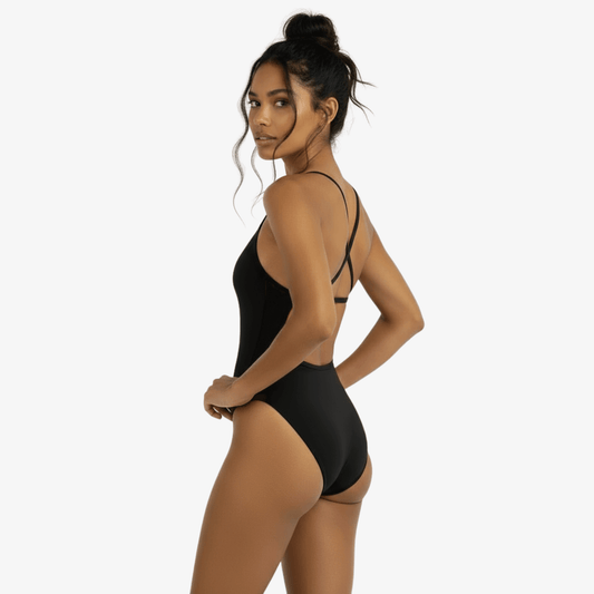 Onyx Open Back Performance Training Swimsuit by Norca
