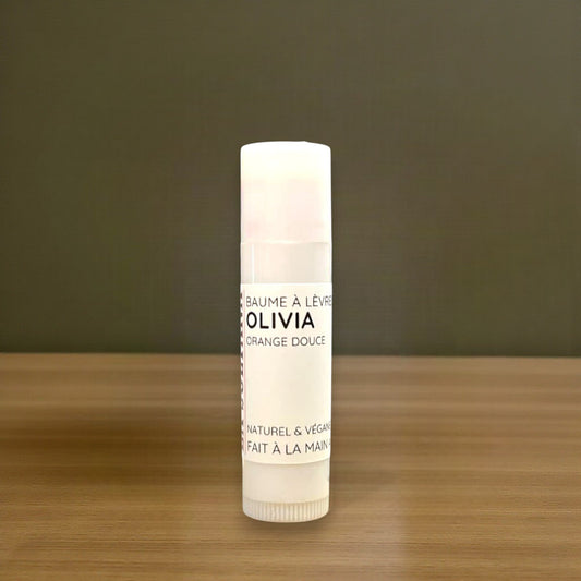 Baume à lèvres OLIVIA karité & orange douce