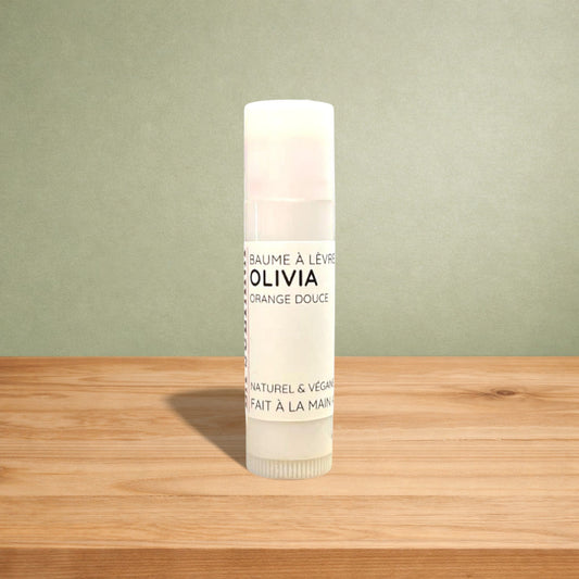 Baume à lèvres OLIVIA karité & orange douce