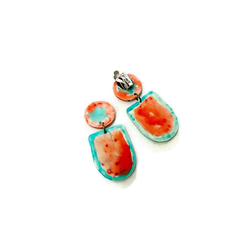 Pastel Statement Jewelry Set Handmade