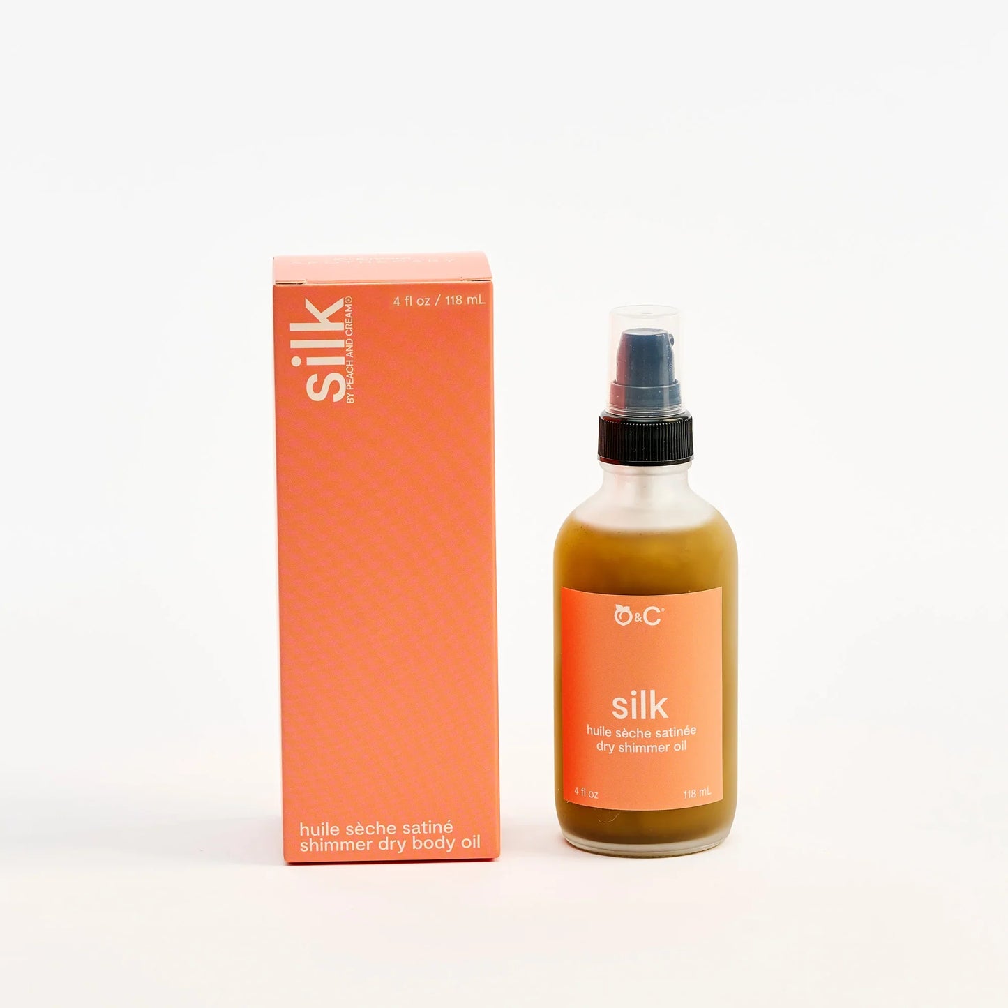 shimmer dry body oil - silk