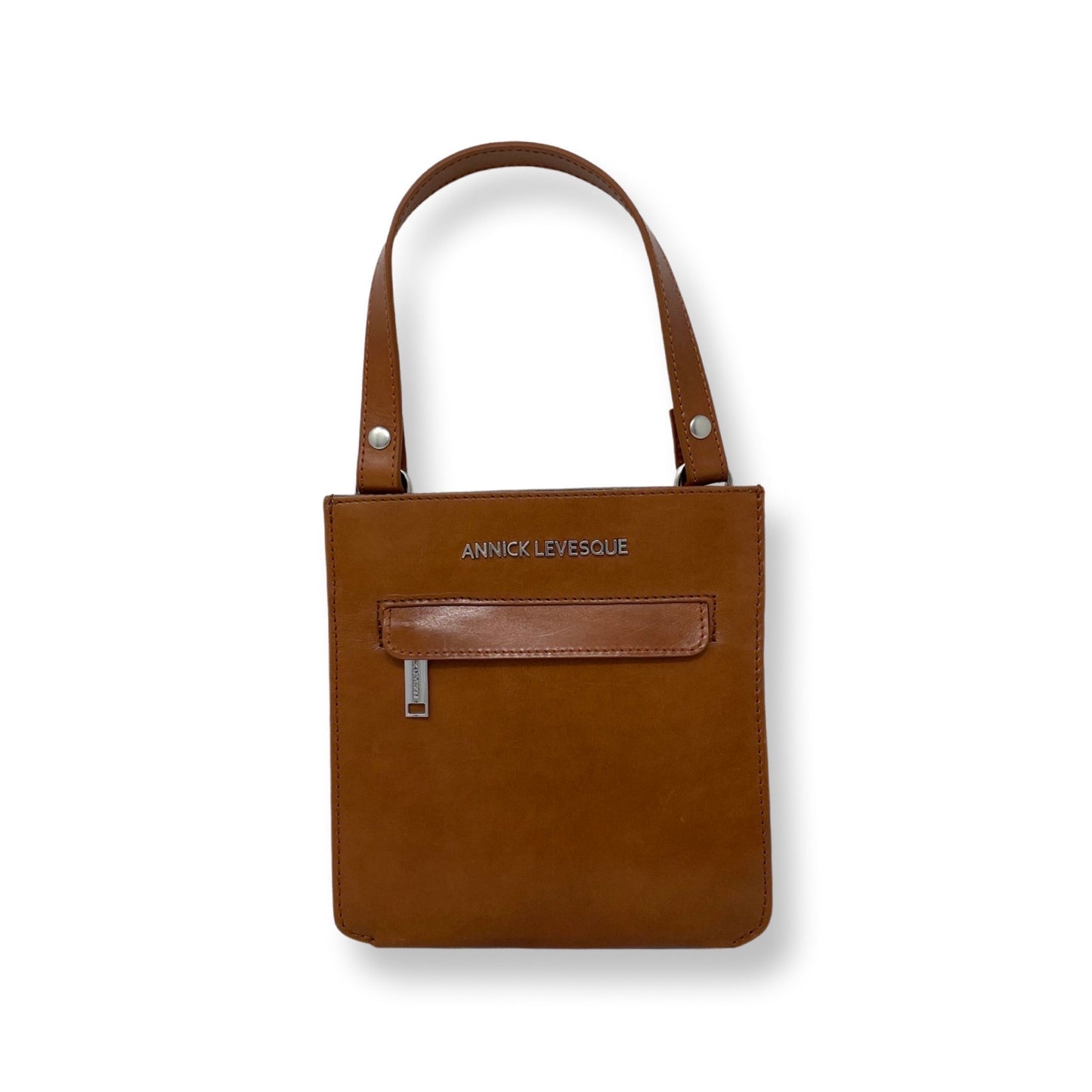 Sac à Main en Cuir véritable Cognac | Lina