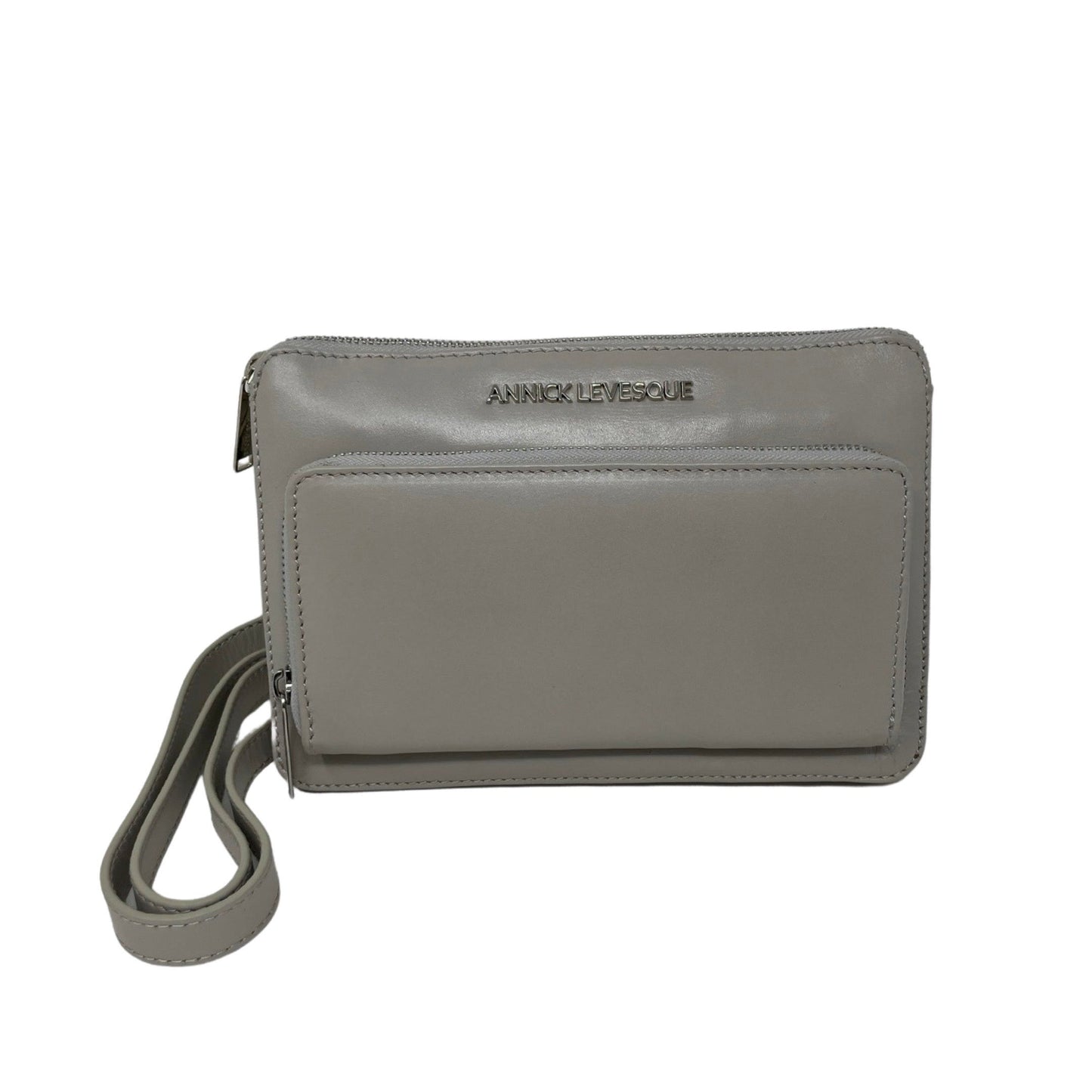 Petit Sac Bandoulière Portefeuille Cuir Perlé, Carmen