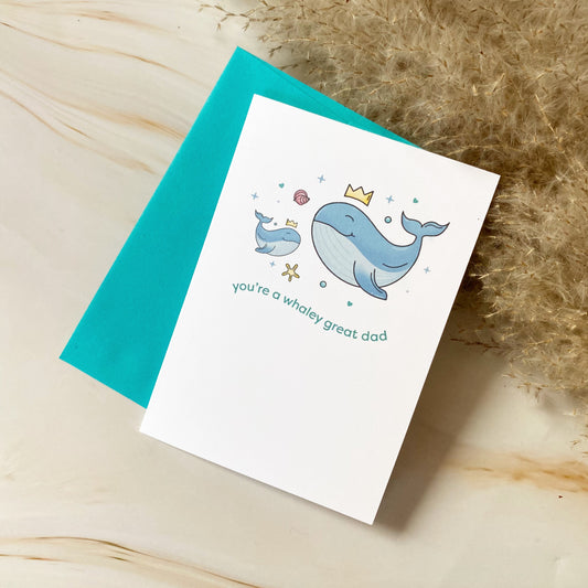 Whaley Great Dad | Father's Day | Mini Greeting Card