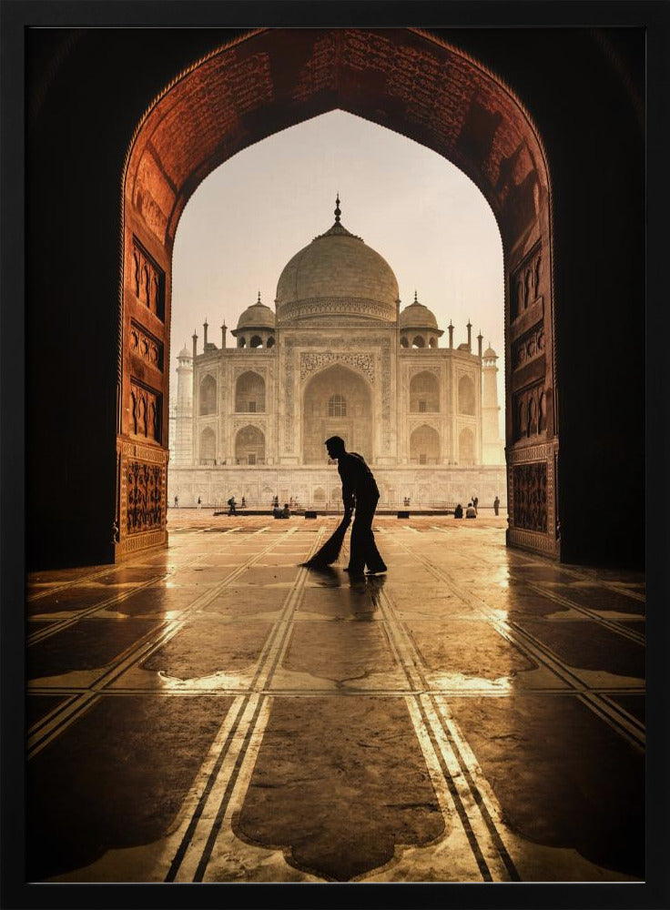 Wall art Taj Mahal cleaner