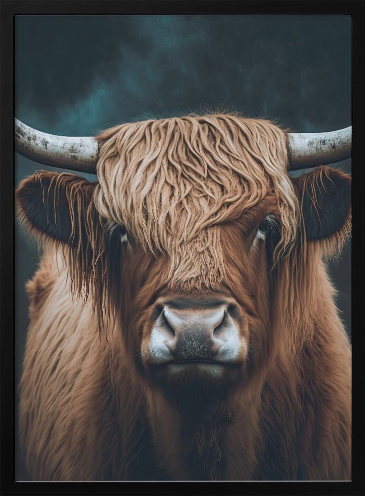 Wall art Highland Cow Canvas Print