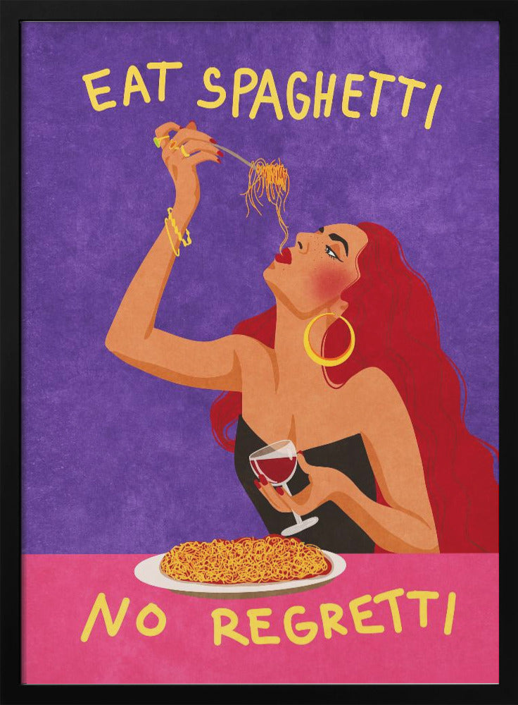 Wall Art Eat spaghetti no regretti