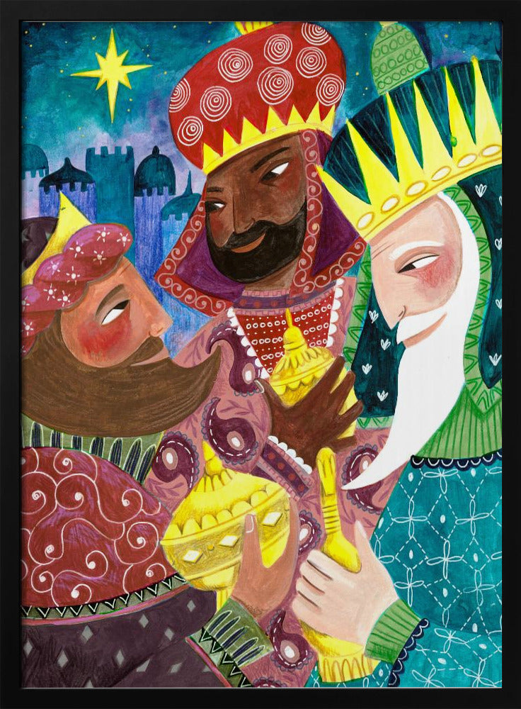 Wall art Three Kings, Three Wise Men Canvas Print