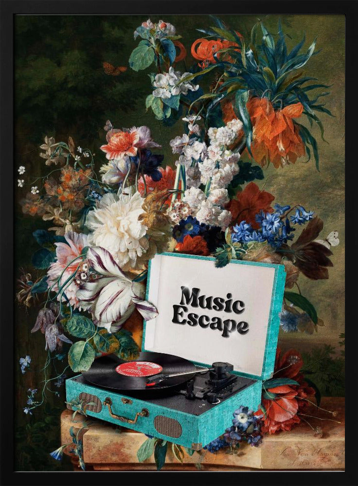 Wall art Music Escape Canvas Print