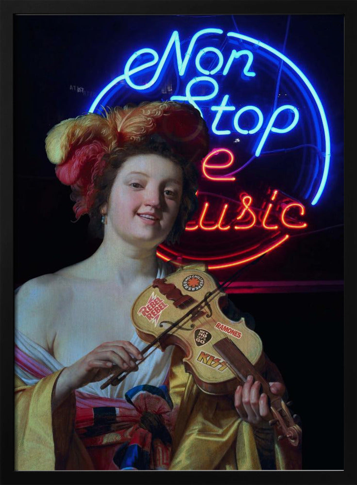 Wall art Non Stop the Music Canvas Print