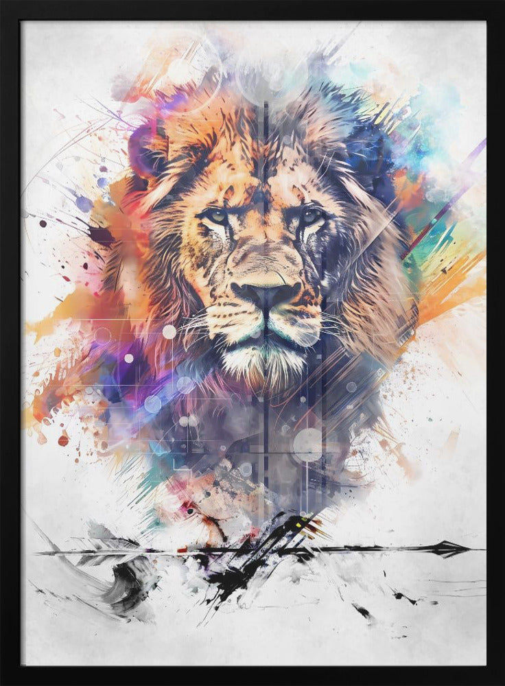 Wall art Lion Poster Art 04
