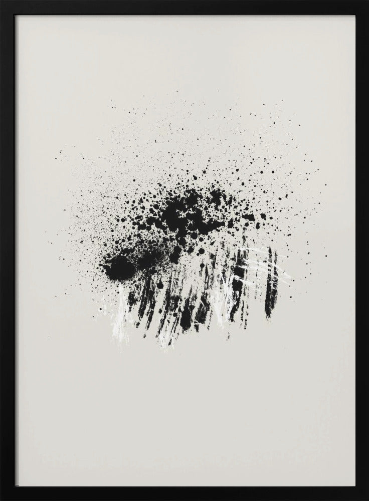 Wall art Brush splatters #3