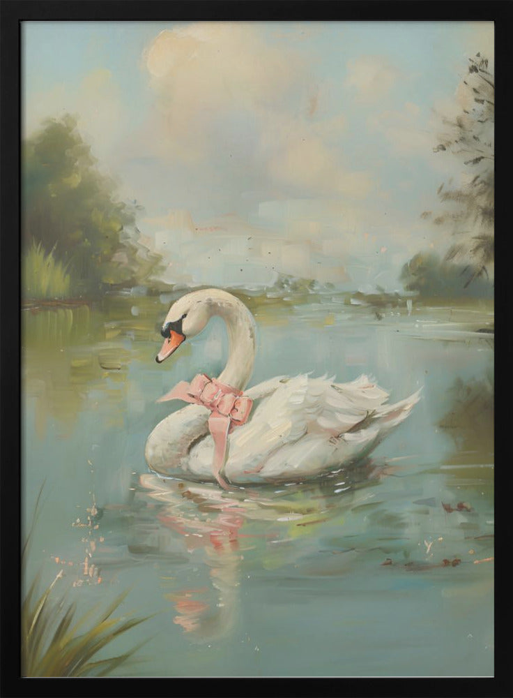 Vintage Swan Coquette