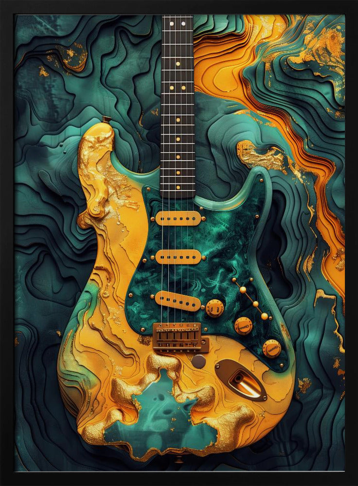 Music Guitar 1 Canvas Print