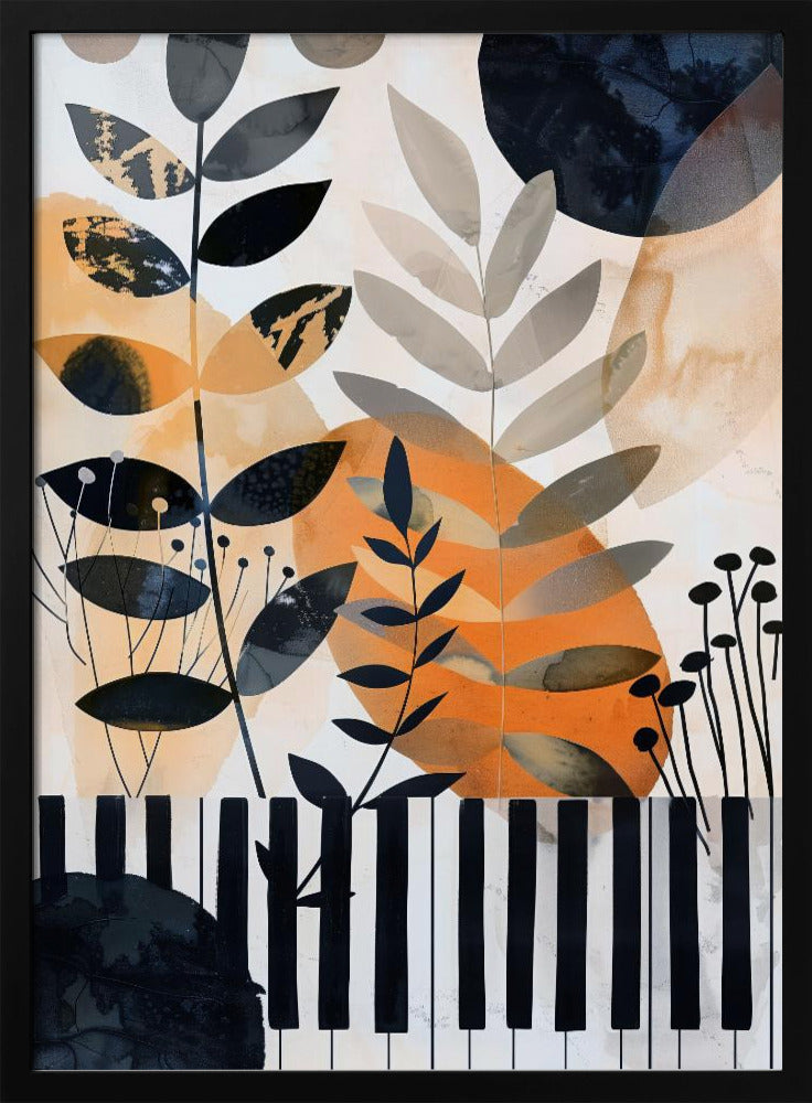 Wall art Muzyka Piano 1 Canvas Print