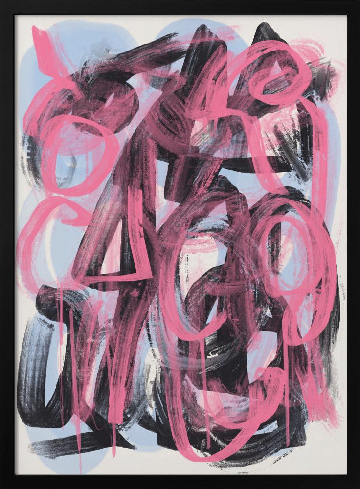 Wall art Dry brush abstract