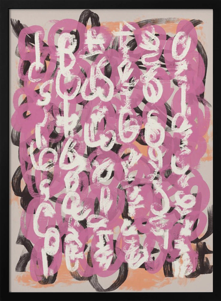 Wall art Paint brush abstract