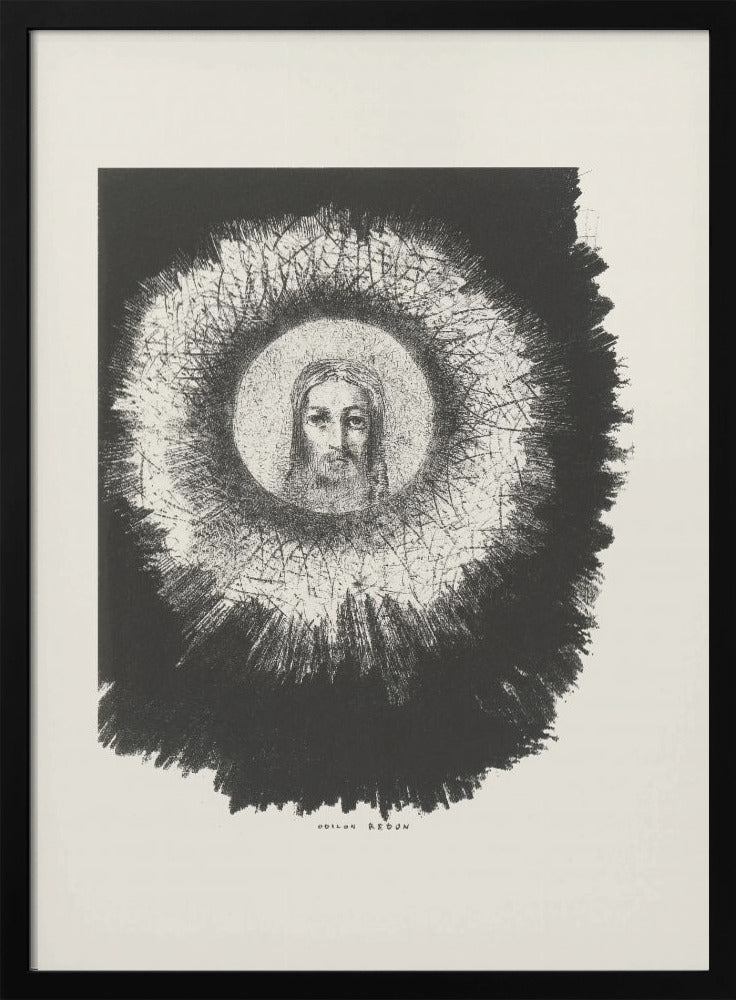 Wall art And the Face of Christ Shone In the Disk of the Sun