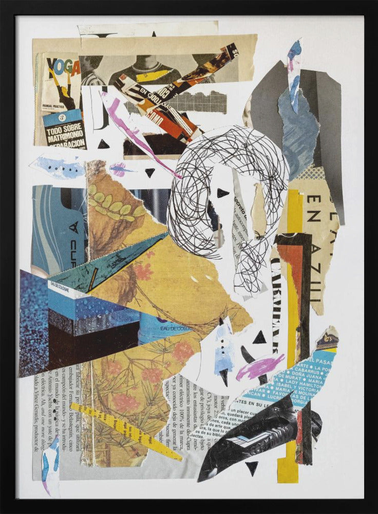 Wall art Abstract collage #2