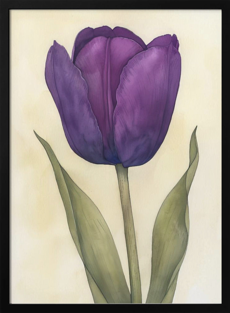 Wall art Purple Tulip 7