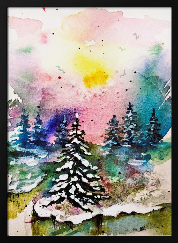 Wall art Winter 9 Canvas Print