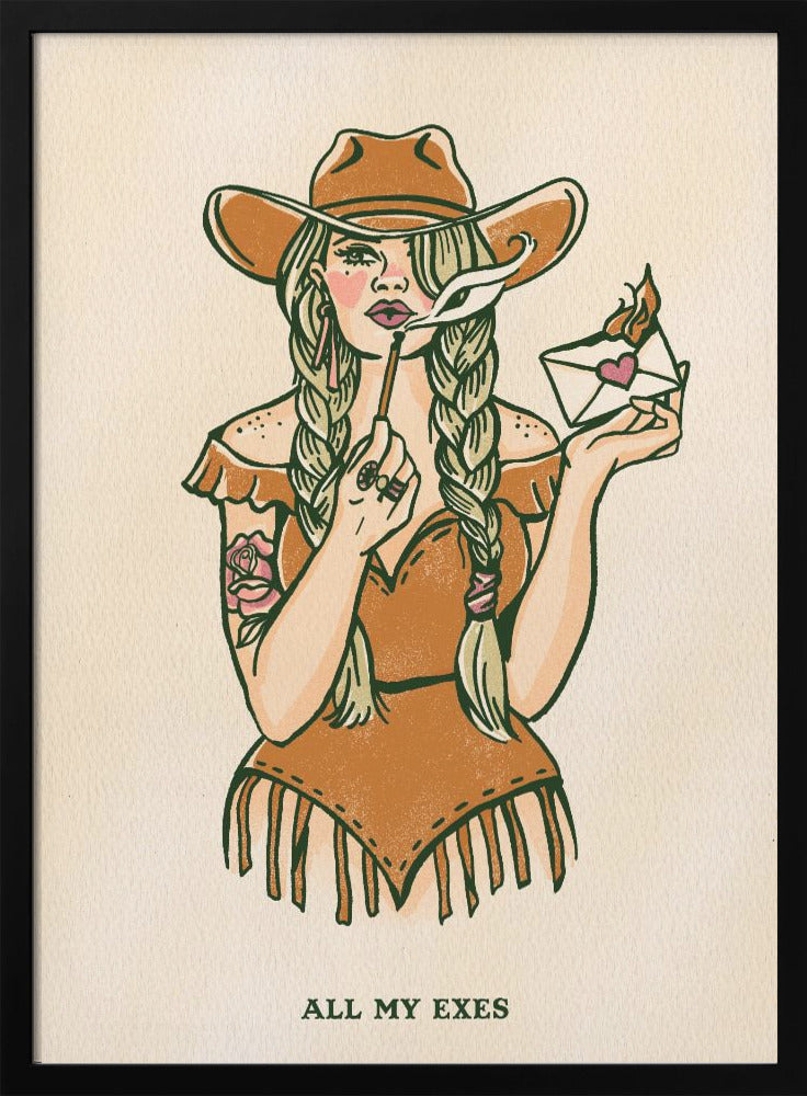 Wall Art All My Exes 2