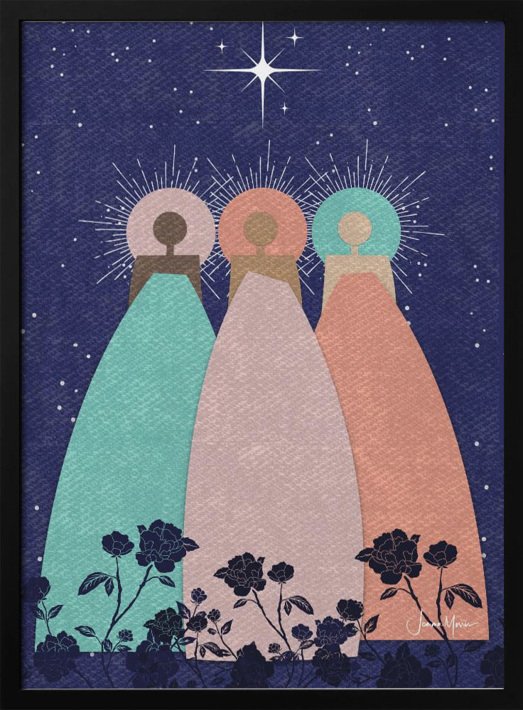 Wall art Three Spirit Guides Canvas Print