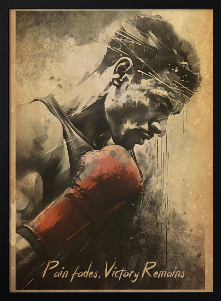 Wall art Pain Fades Victory Remains