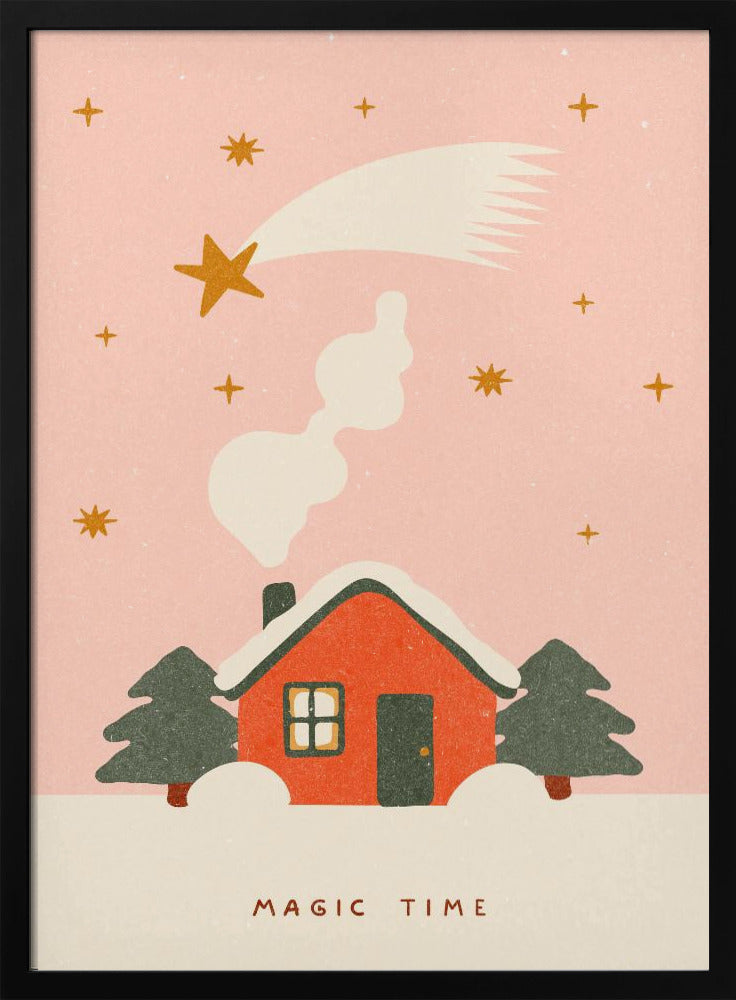 Wall art A magical time at Christmas Canvas Print