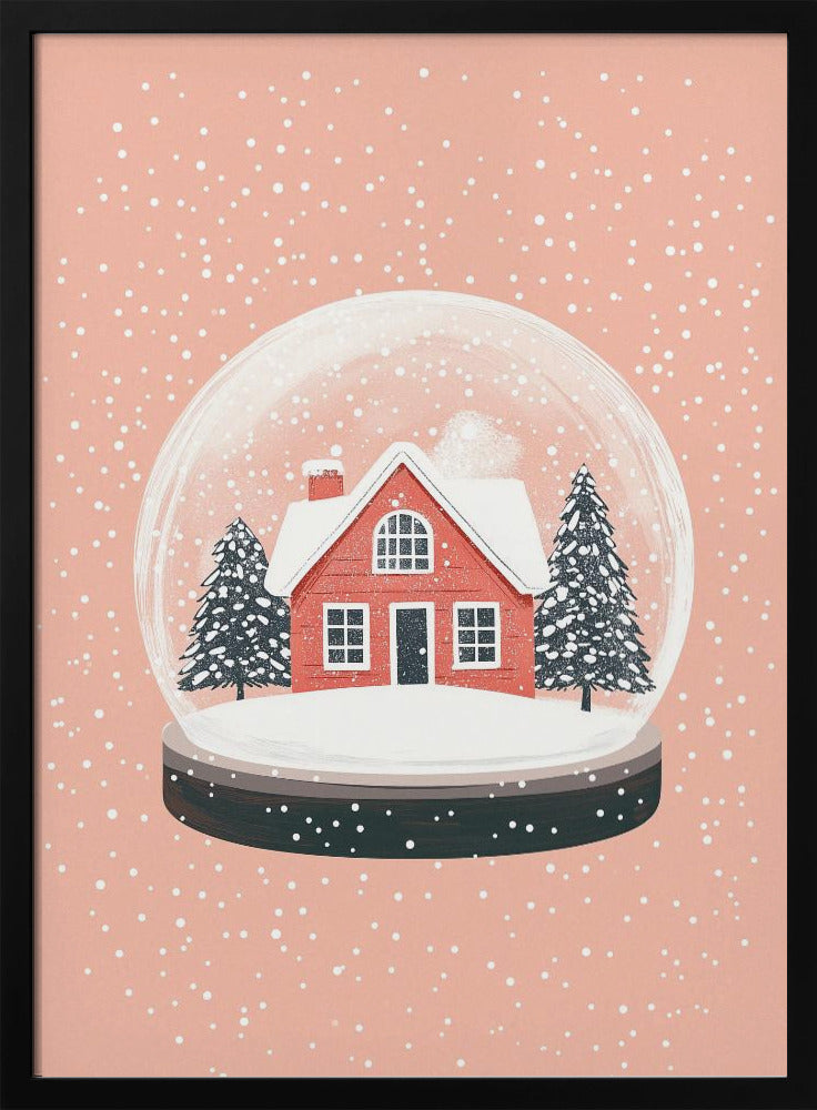 Wall art Christmas Ornament Glass Illustration Canvas Print