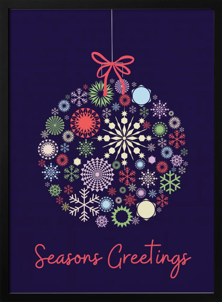 Wall art Snowflake ornament Canvas Print