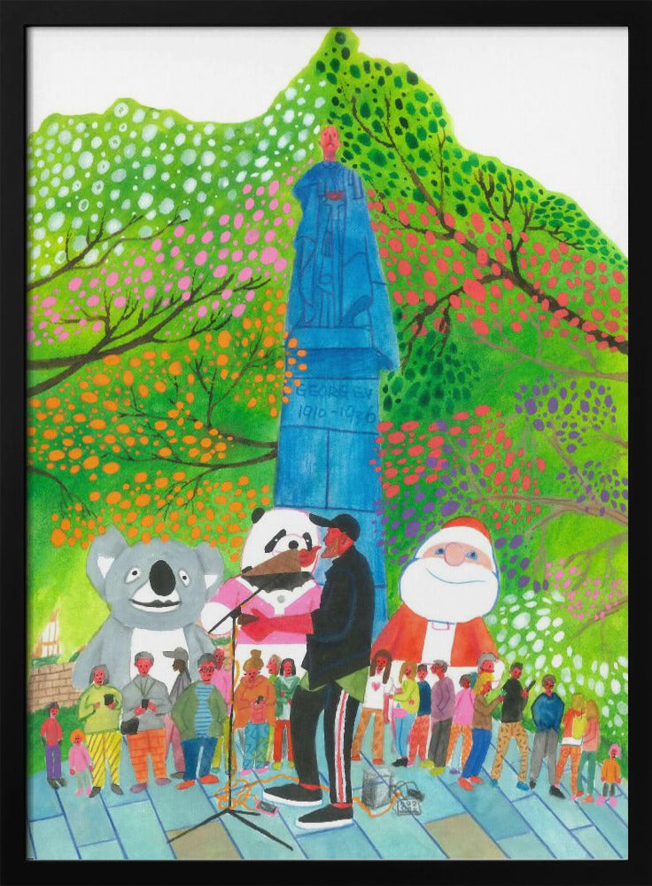 Wall art Street Concert Canvas Print