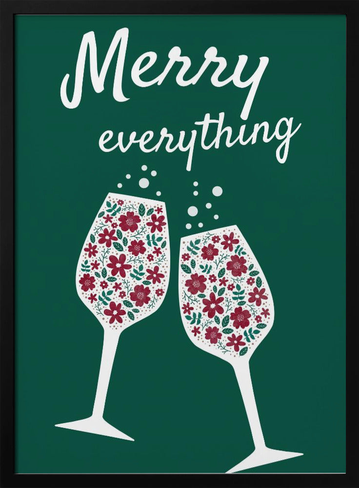 Wall art Merry Everything Canvas Print