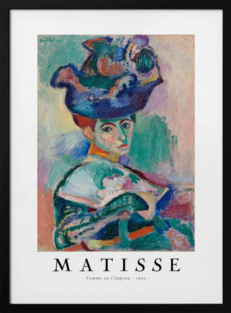 Wall art Woman With Hat 1905
