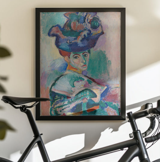 Wall art Woman With Hat