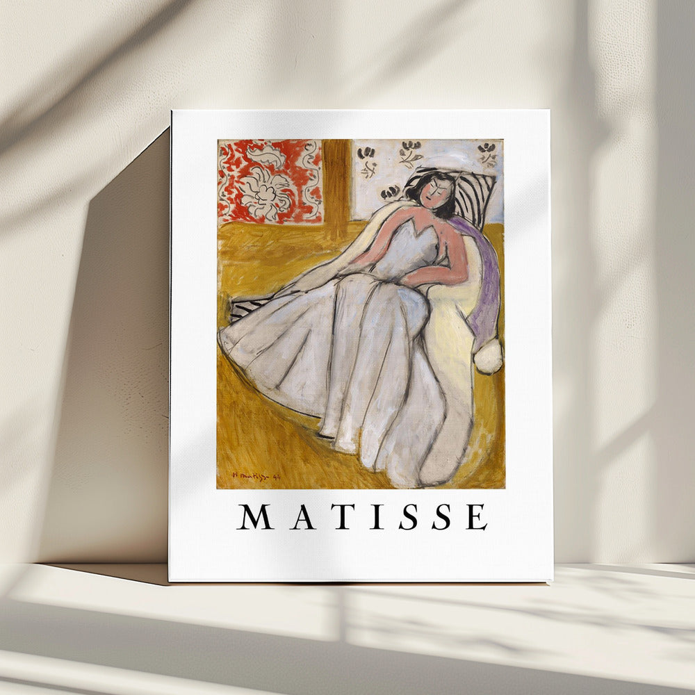 Wall art Jeune Femme à La Pelisse Blanche