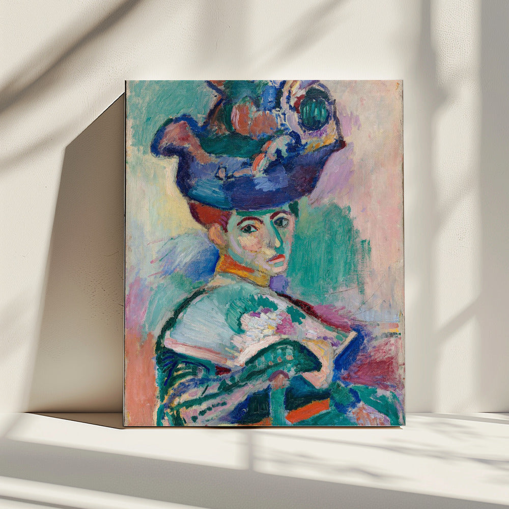 Wall art Woman With Hat