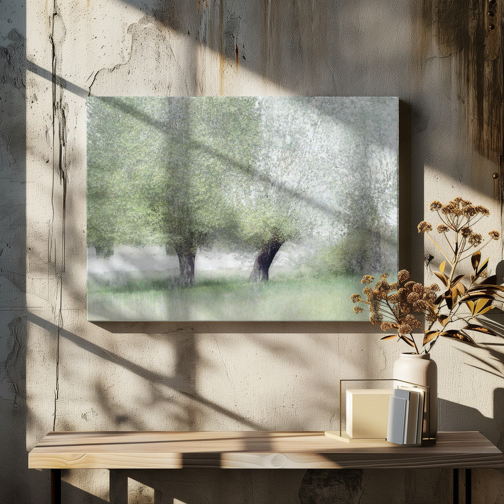 Wall art Young green