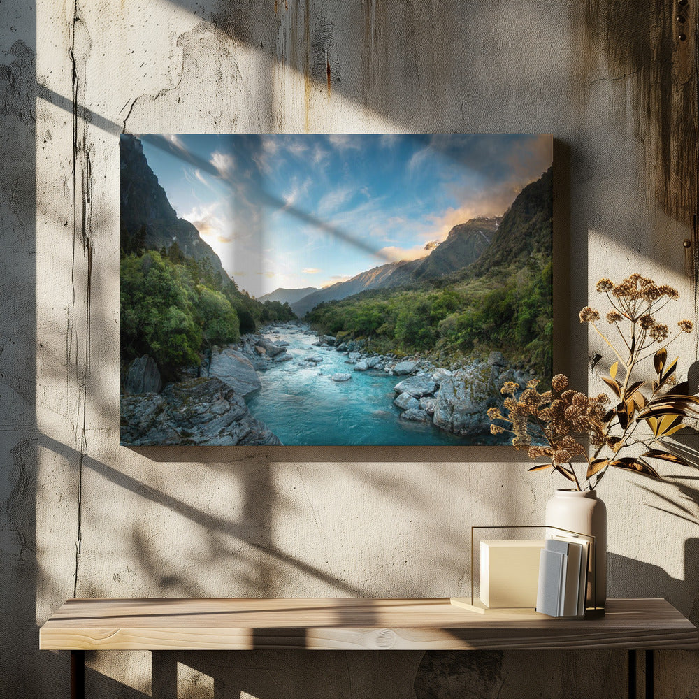 Wall art copland river