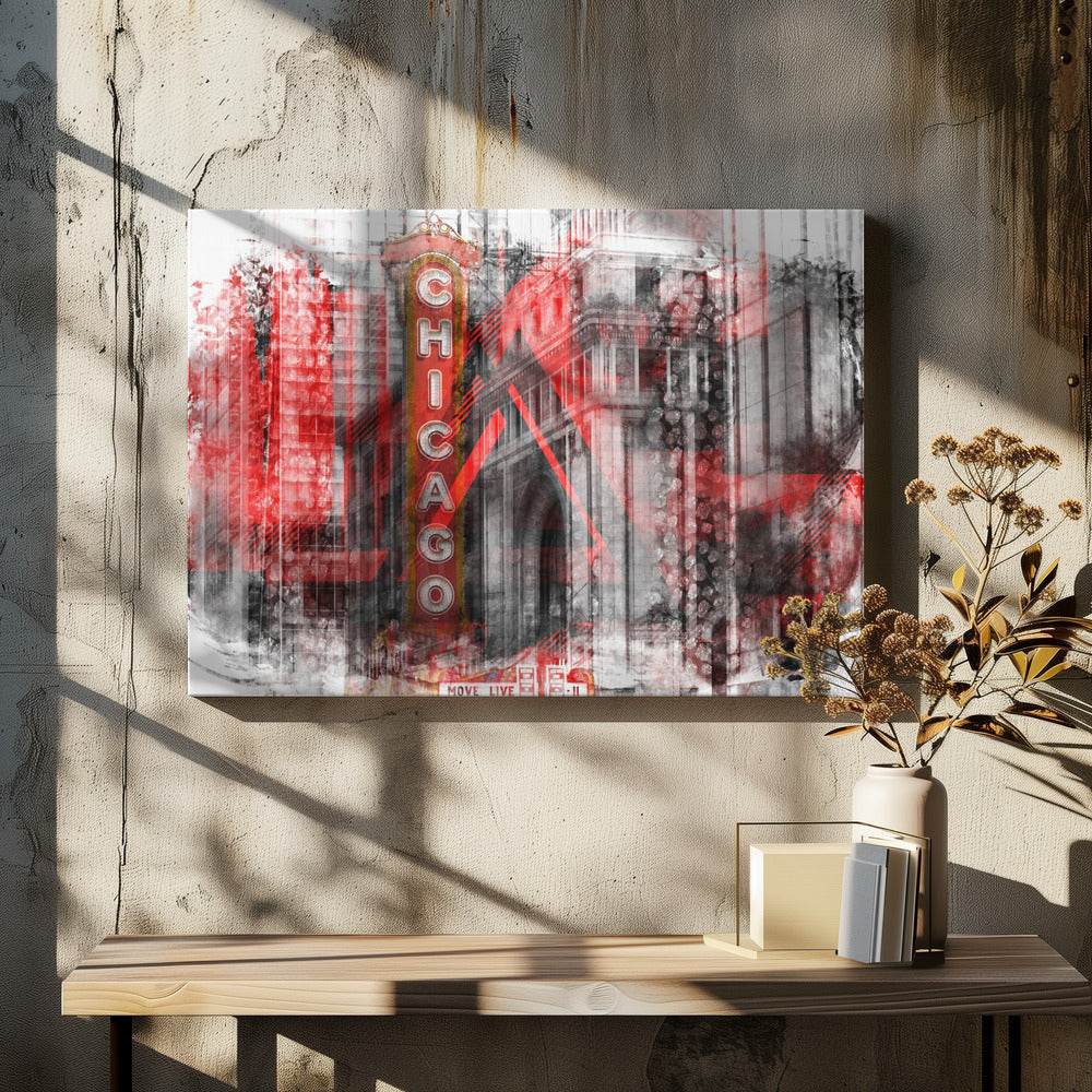 Wall art Chicago | Geometric Mix No. 4