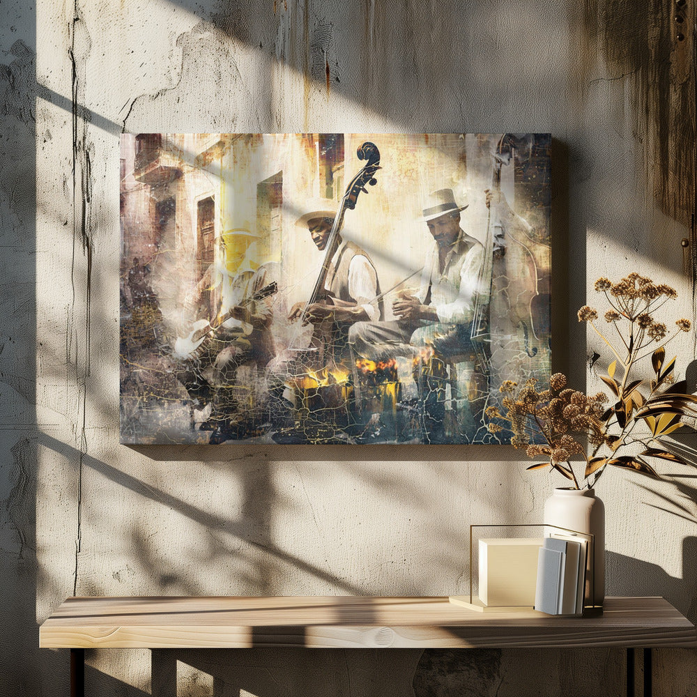 Wall art Music Art Illustration 11 Jazz Band