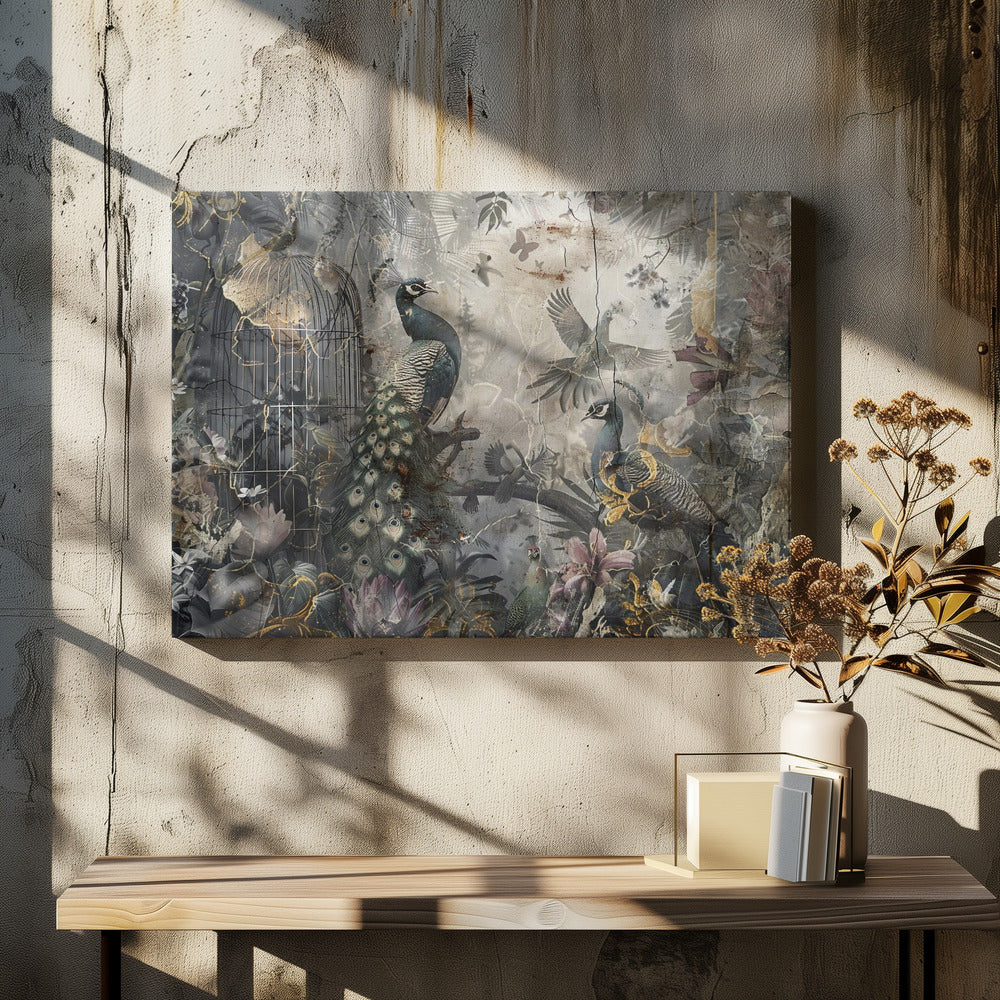 Wall art Bird Birds Animal Vintage Art Illustration Wallart 17