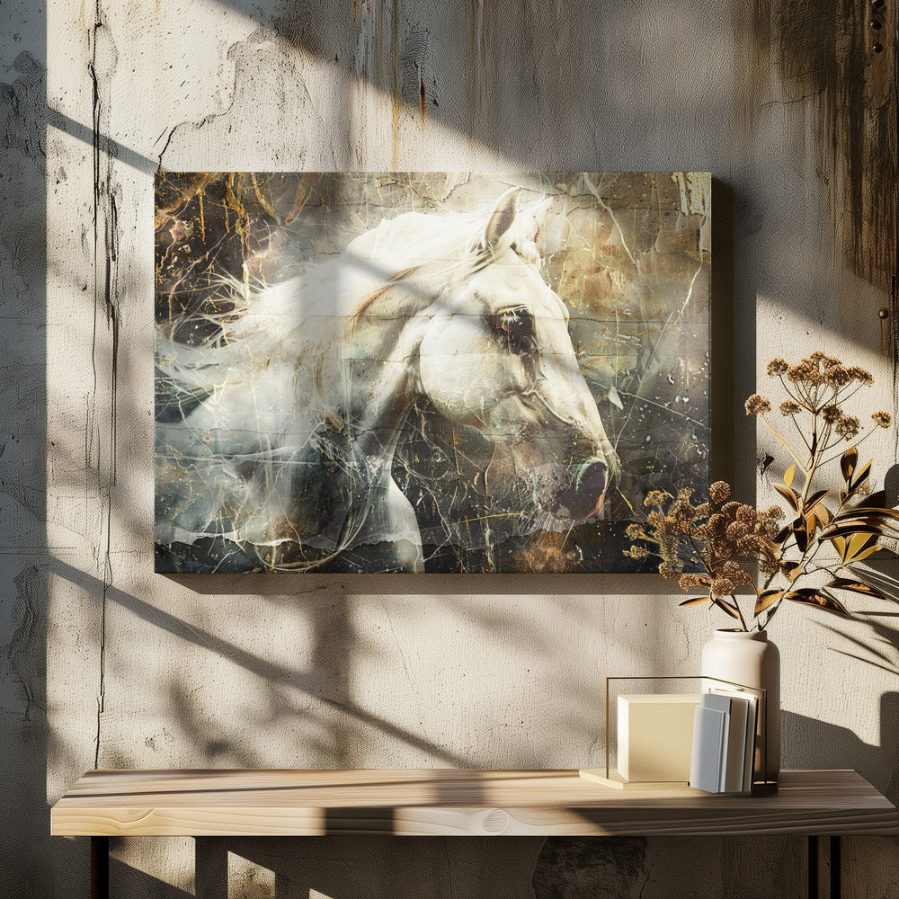 Wall art Horse Animal Vintage Art Illustration Wallart 08