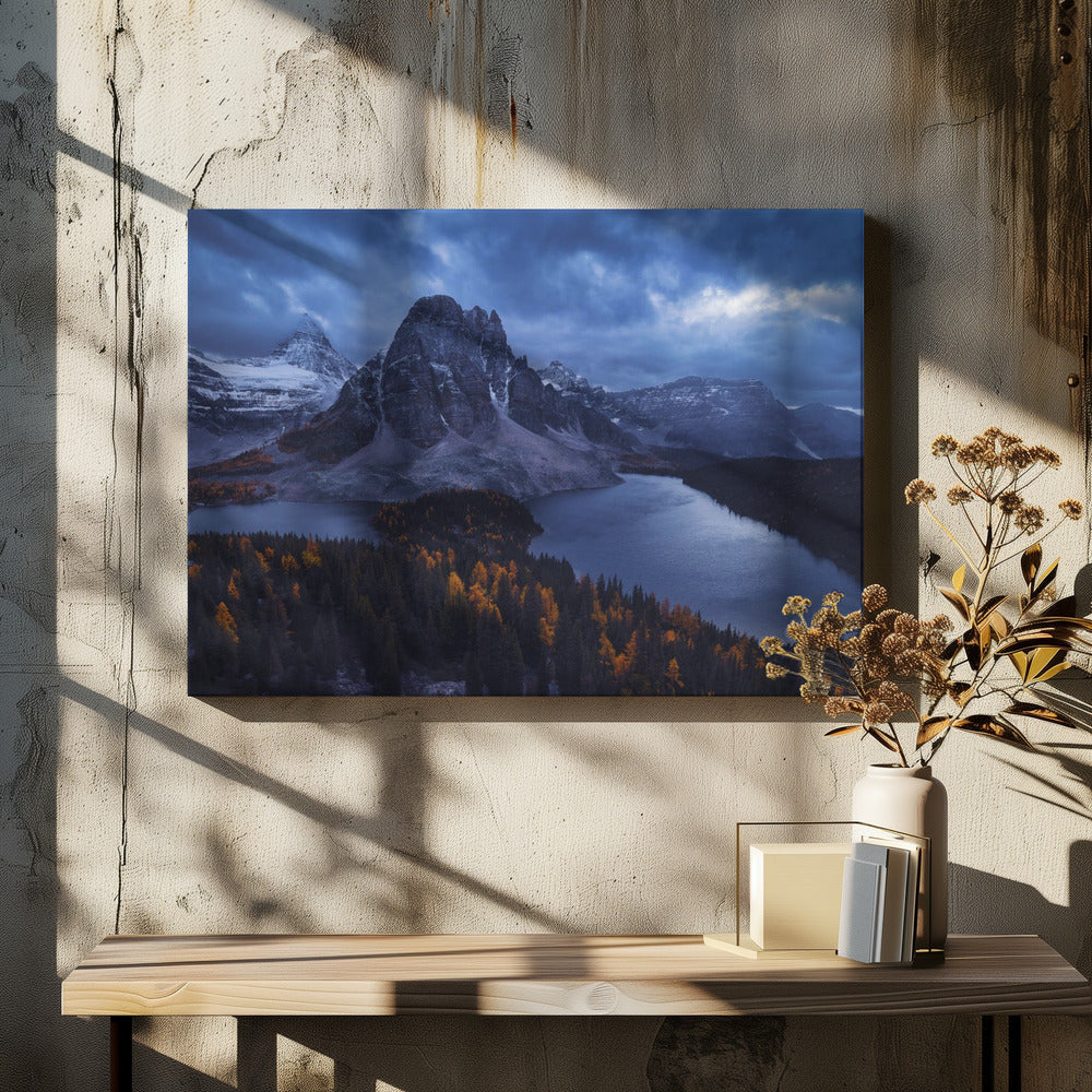 Wall art Mt Assiniboine: Amidst A Snow Storm