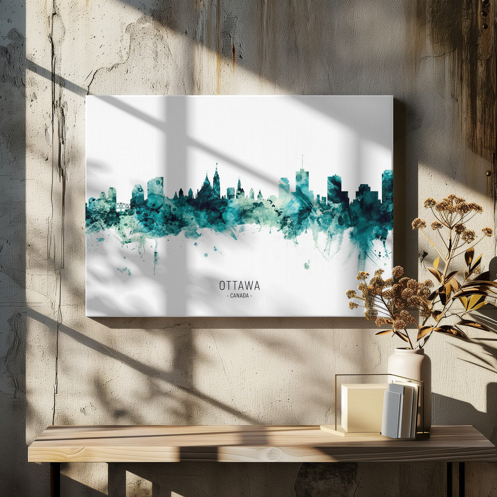 Wall art Ottawa Canada Skyline