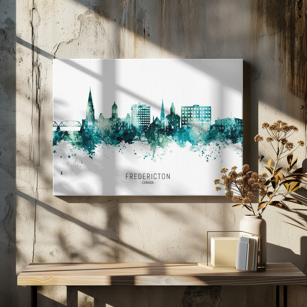 Wall art Fredericton Canada Skyline
