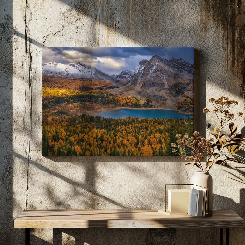 Wall art Lake Magog, Quebec