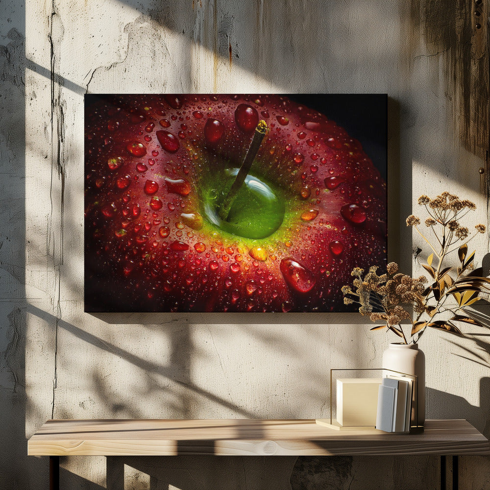 Wall art Red Apple. Food
