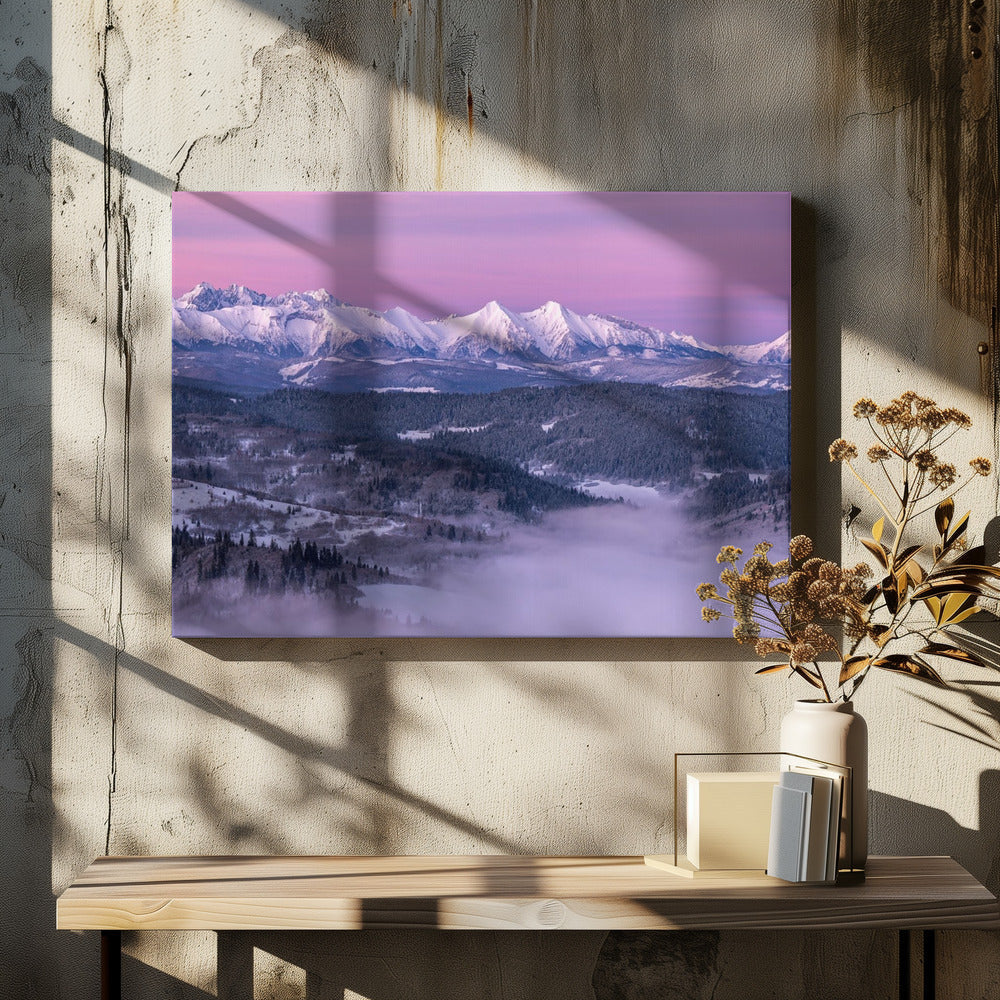 Wall art Dawn - Tatra Mountains