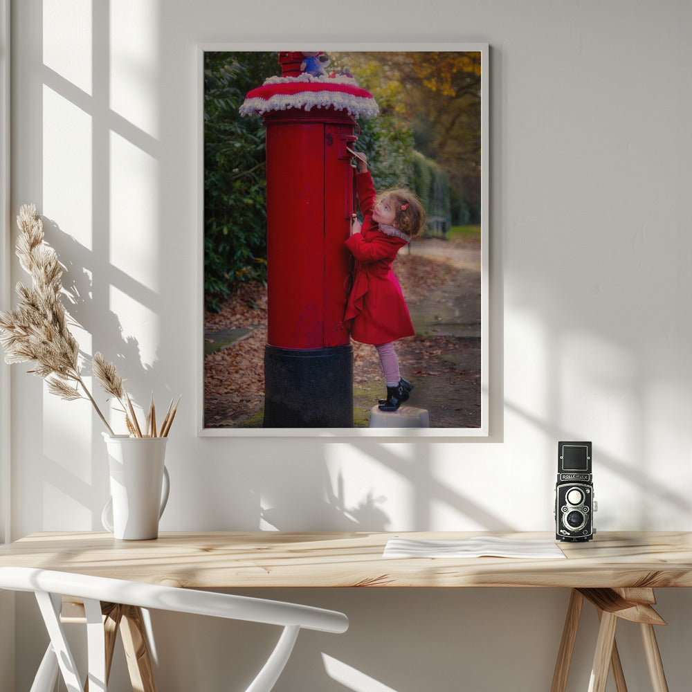 Wall art Posting to Santa